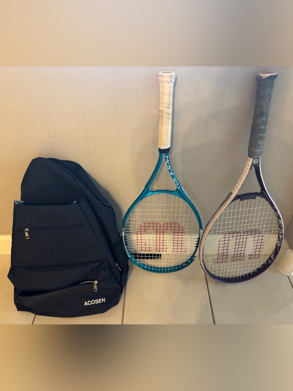 Bundle of 2 Tennis Rackets and Tennis Bag - Picture 5 of 11